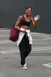 Charity Lawson - Arrives at DWTS Rehearsal Studio in Los Angeles 10/25/2023