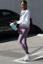Charity Lawson at the DWTS Studio in Los Angeles 10/06/2023