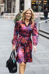 Charlotte Hawkins - Arriving for Her Classic FM Show in London 10/18/2023