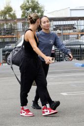 Daniella Karagach and Koko Iwasaki at Dance Practice in Los Angeles 10/25/2023