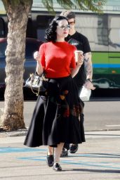 Dita Von Teese - Out in Los Angeles 10/15/2023