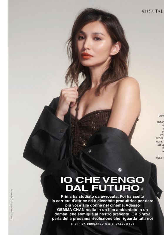 Gemma Chan - Grazia Italy 09/21/2023 Issue