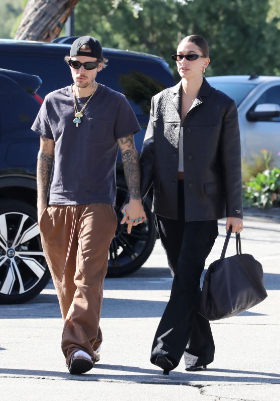 Hailey Rhode Bieber and Justin Bieber - Out in LA 10/30/2023