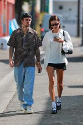 Hailey Rhode Bieber and Justin Bieber - Out in West Hollywood 10/09/2023