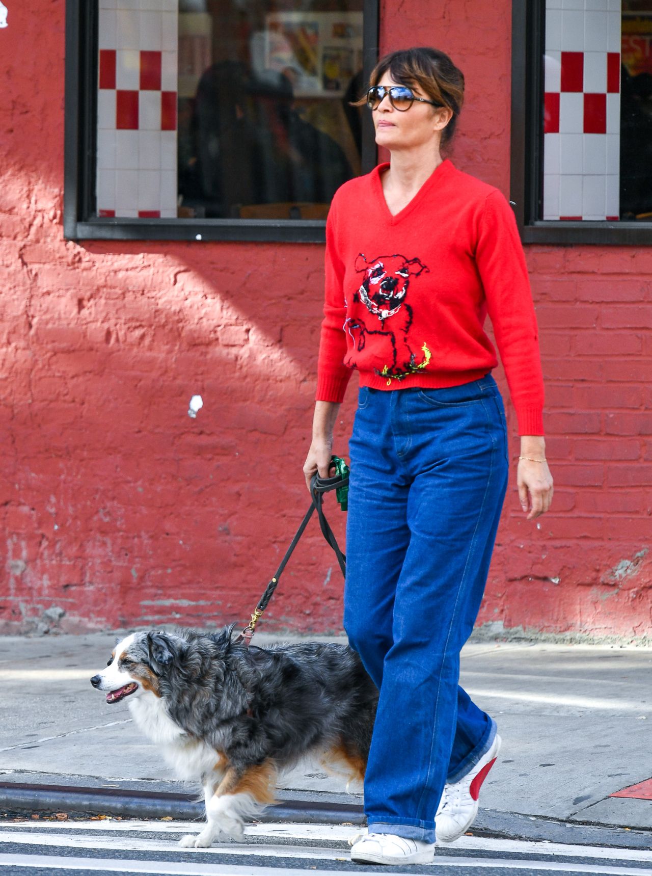 Helena Christensen - Out in New York 10/15/2023 • CelebMafia