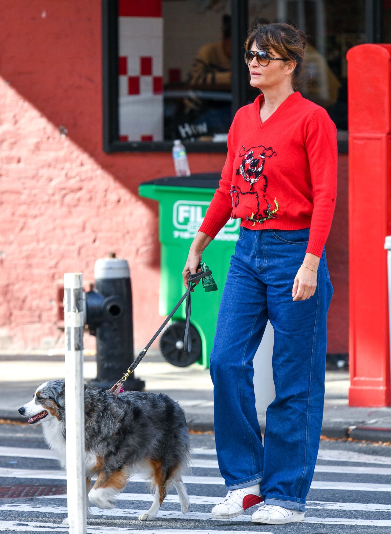 Helena Christensen - Out in New York 10/15/2023 • CelebMafia