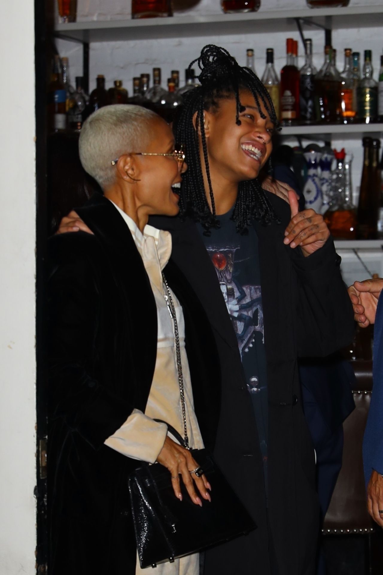 Jada Pinkett Smith and Willow Smith - Il Mulino Prime in Soho, New York