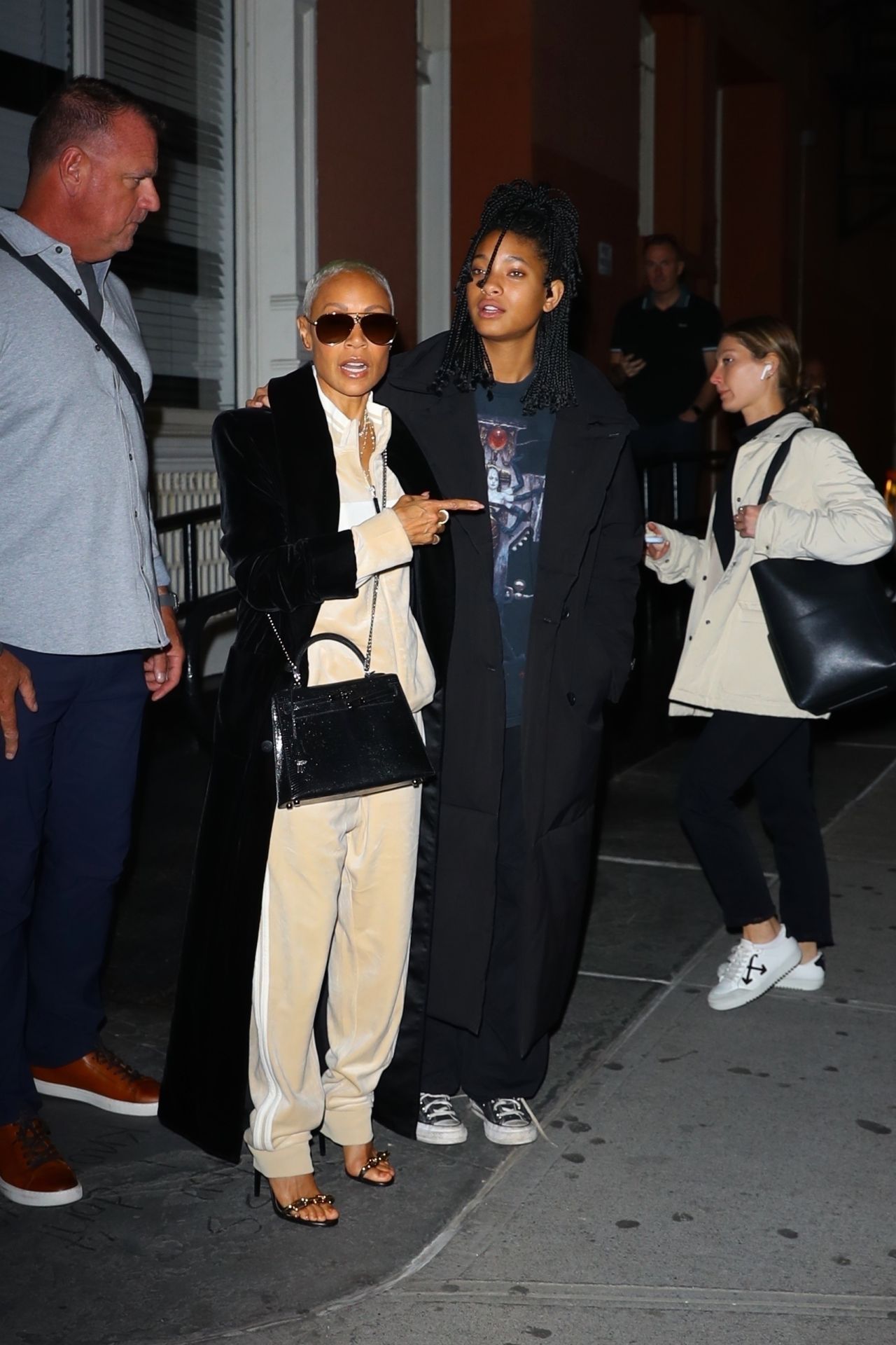 Jada Pinkett Smith and Willow Smith - Il Mulino Prime in Soho, New York