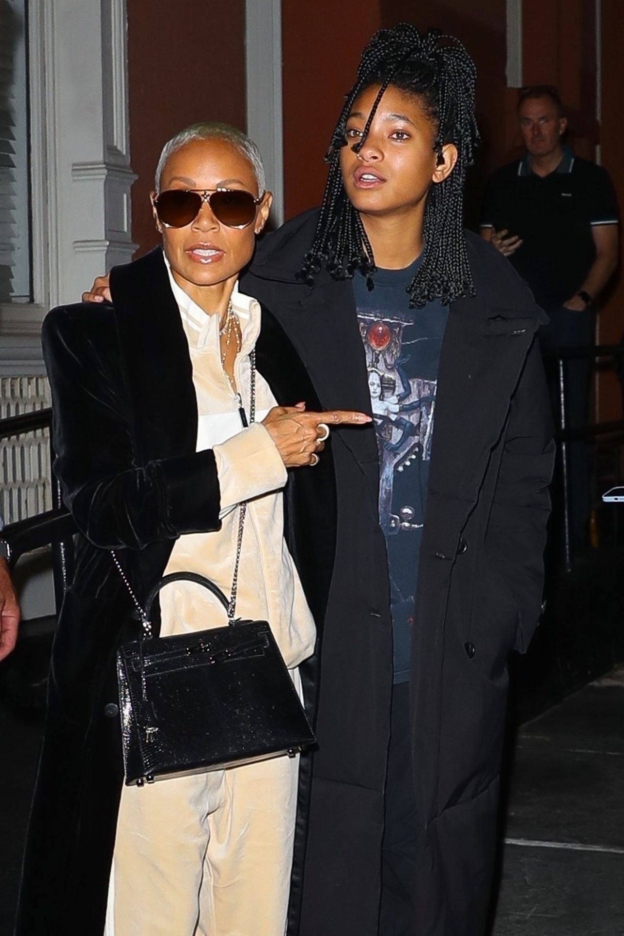 Jada Pinkett Smith and Willow Smith - Il Mulino Prime in Soho, New York