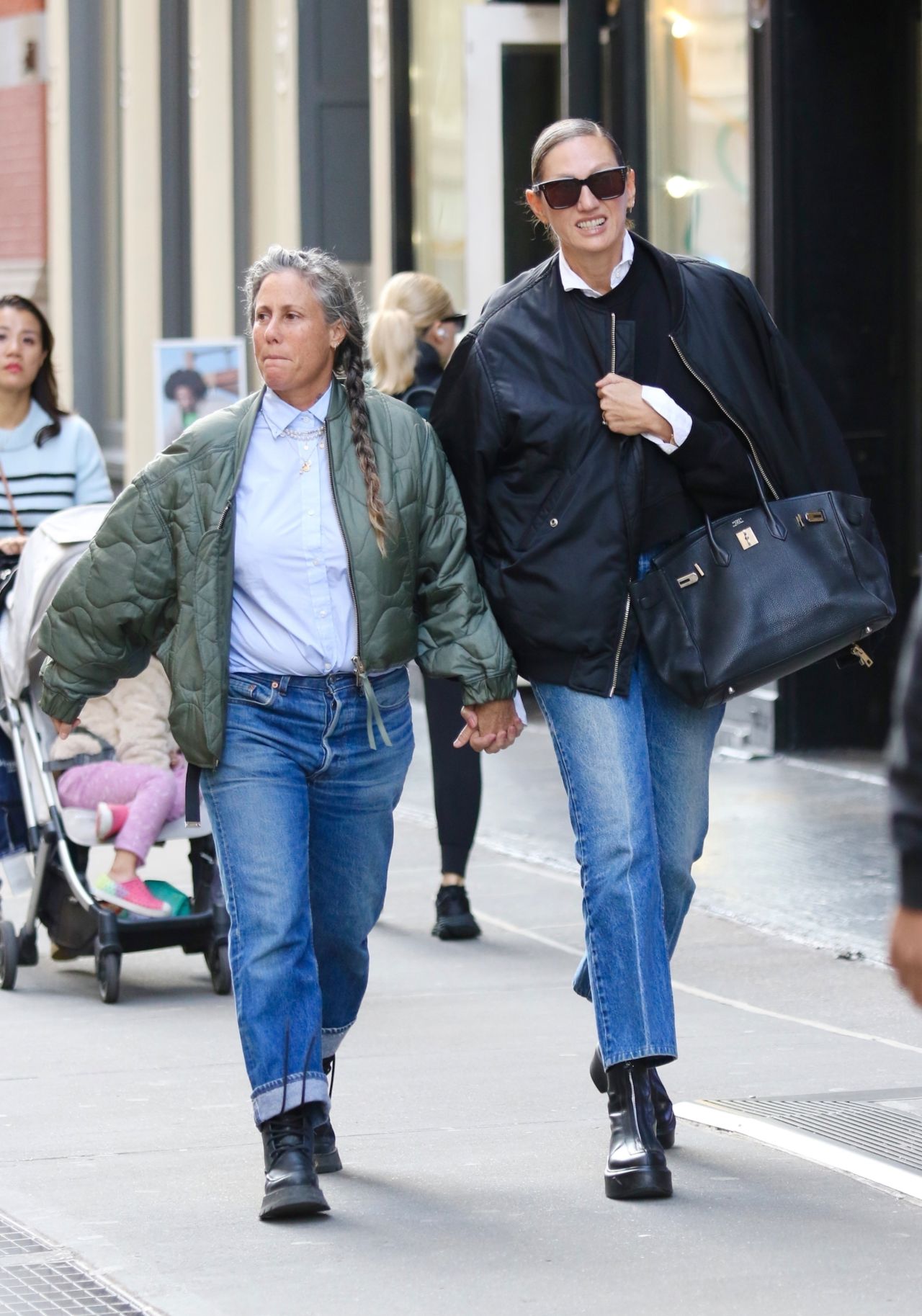 Jenna Lyons and Cass Bird in Manhattan’s SoHo Neighborhood 10/16/2023