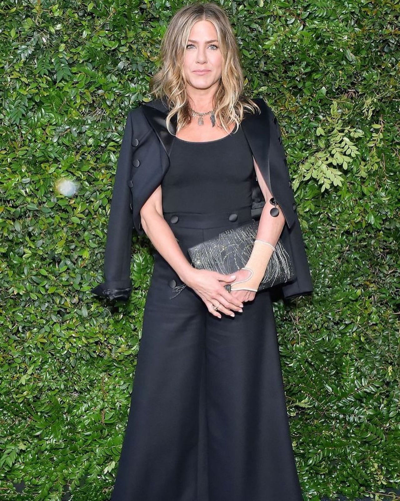 Jennifer Aniston at the Louis Vuitton Dinner Party in Paris 4/11/2017 •  CelebMafia