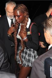 Jodie Turner-Smith as a Schoolgirl at Casamigos Halloween Party in Los Angeles 10/27/2023