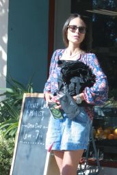 Jordana Brewster at Pierre LaFond & Co. Marketplace in Montecito 10/24/2023