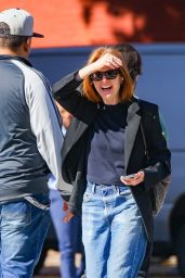 Julianne Moore Stroll on a Sunny Day in New York 10/26/2023
