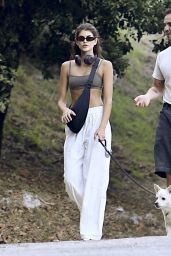 Kaia Gerber Hiking in Los Angeles 10/11/2023