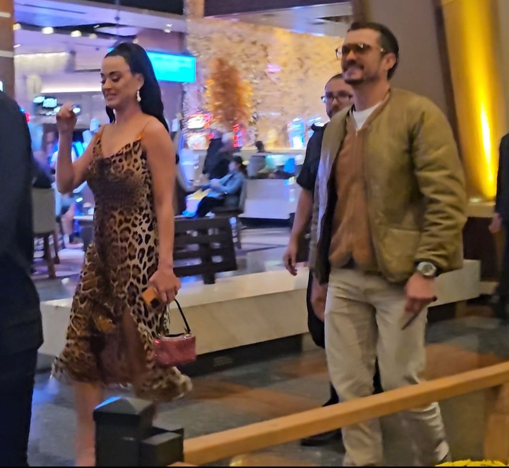 Katy Perry Roars in an All Cheetah Dress, Setting Las Vegas on Fire