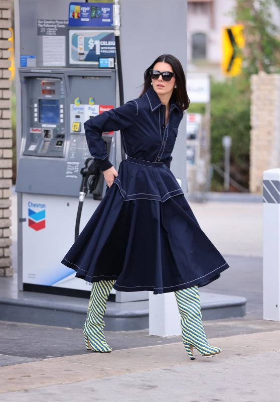 Kendall Jenner at a Gas Station in Calabasas 10/25/2023