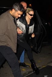 Lady Gaga - Arriving With Michael Polansky at Le