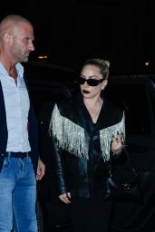 Lady Gaga - Arriving With Michael Polansky at Le