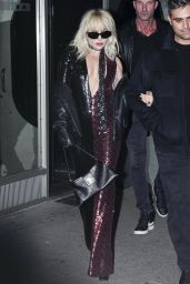 Lady Gaga at The Rolling Stones Hackney Diamonds Album Launch Party in New York 10/19/2023