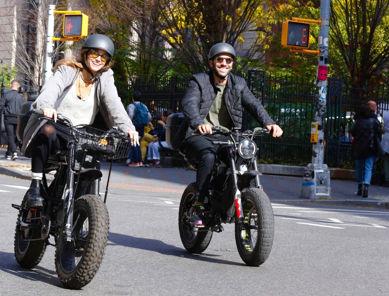 Laura Perlongo - Riding Motor-bike in Manhattan’s SoHo Neighborhood 10