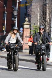 Laura Perlongo - Riding Motor-bike in Manhattan’s SoHo Neighborhood 10/25/2023