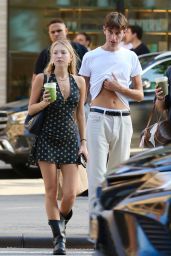 Lila Grace Moss and Yoni Helbitz in Manhattan’s Downtown Area 10/02/2023