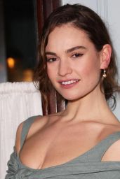 Lily James - Lyonesse Press Night Portraits October 2023