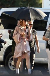 Lindsay Lohan - "Mean Girls" Themed Pepsi Commercial Filming Set in Los Angeles 10/07/2023