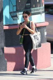 Lucy Hale in a Fitness Attire in Hollywood 10/10/2023