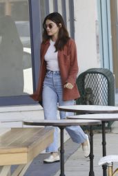 Lucy Hale in Casual Outfit - Strolls Through Studio City 10/23/2023