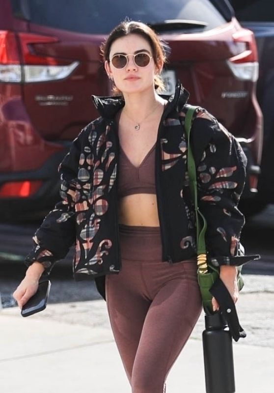 Lucy Hale in Workout Outfit in West Hollywood 10/13/2023