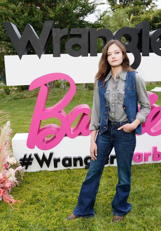 Mackenzie Foy - Wrangler x Barbie Collaboration Launch Event in Los Angeles 09/30/2023