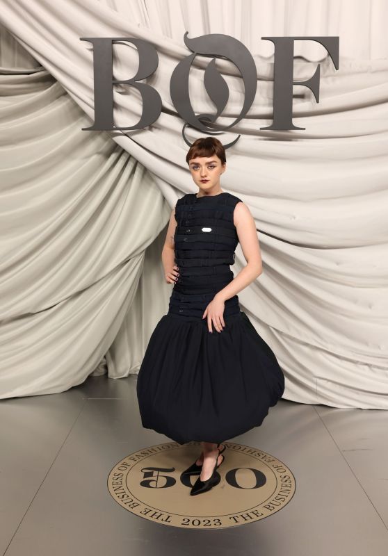 Maisie Williams – The Business of Fashion Celebrates The BoF 500 Class of 2023 in Paris 09/30/2023