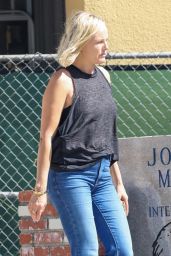 Malin Akerman in Casual Outfit in Los Angeles 10/18/2023