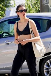 Margaret Qualley in Workout Outfit in Los Feliz 10/21/2023