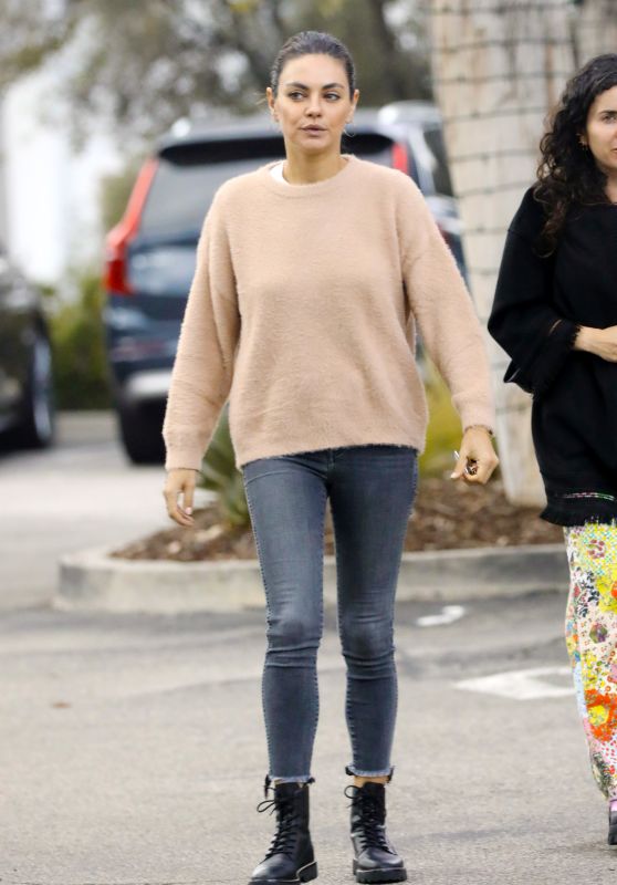 Mila Kunis in Casual Outfit in Los Angeles 10/25/2023
