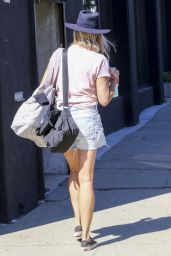 Mira Sorvino - Heading into Dance Practice in Los Angeles 10/08/2023