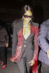 Naomi Campbell - Arriving at Her Hotel in Paris 10/02/2023