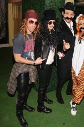 Nina Dobrev and Shawn White Rock at a Halloween Party in West Hollywood 10/28/2023