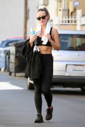 Olivia Wilde After a Workout at the Gym in LA 10/12/2023