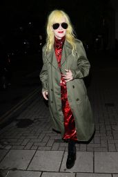 Pam Hogg at Burberry Dinner in London 10/12/2023