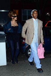 Rihanna and A$AP Rocky at Carbone in New York City 10/03/2023