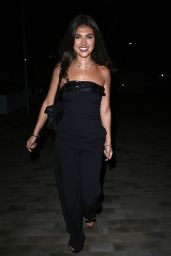 Samie Elishi - Arrives at Girl Knows All Collection Launch Party in Manchester 10/25/2023