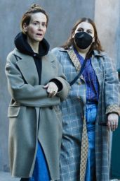 Sarah Paulson and Beanie Feldstein in Casual Attire in Manhattan’s Soho Neighborhood 10/17/2023