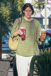 Scout Willis in a Colorful Tee and Platform Crocs in Los Angeles 10/03/2023