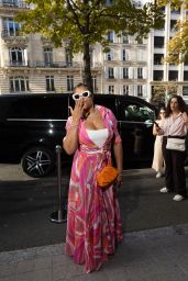Taraji P. Henson at Her Hotel in Paris 09/29/2023