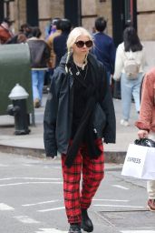 Taylor Momsen Wears Pajama Bottoms - New York 10/22/2023