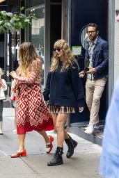 Taylor Swift and Blake Lively - Arriving to 7th Birthday Party for Blake Lively and Ryan Reynolds