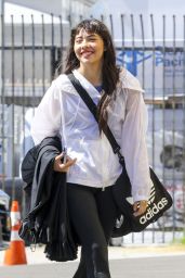Xochitl Gomez - Arriving at DWTS Studio in Los Angeles 10/08/2023